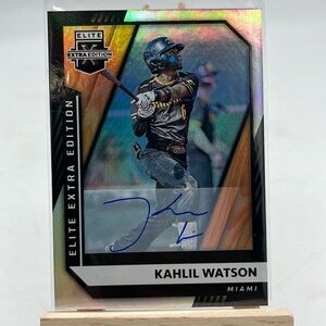 Khalil Watson On-Card Auto
